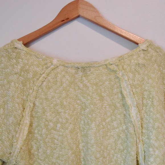 Urban Outfitters Sweater Out From Under Jada Slouchy Knubby Lime Size XS Small - Picture 12 of 14